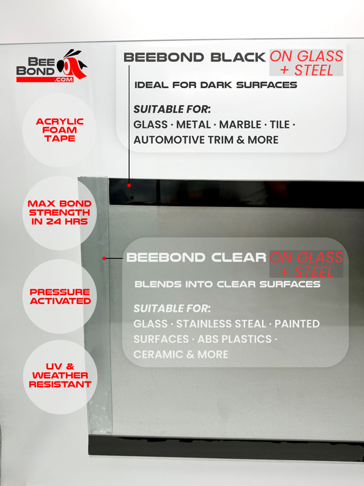 Cinta transparente de montaje de espuma acrílica BeeBond®