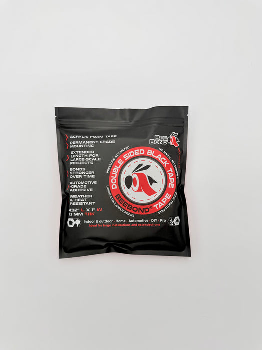 Cinta de montaje de espuma acrílica BeeBond® negra de alta resistencia